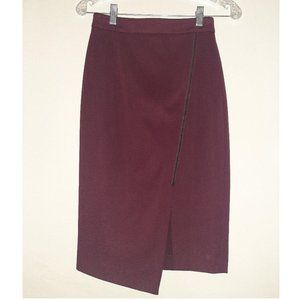 maroon/burgundy Halogen skirt NWOT